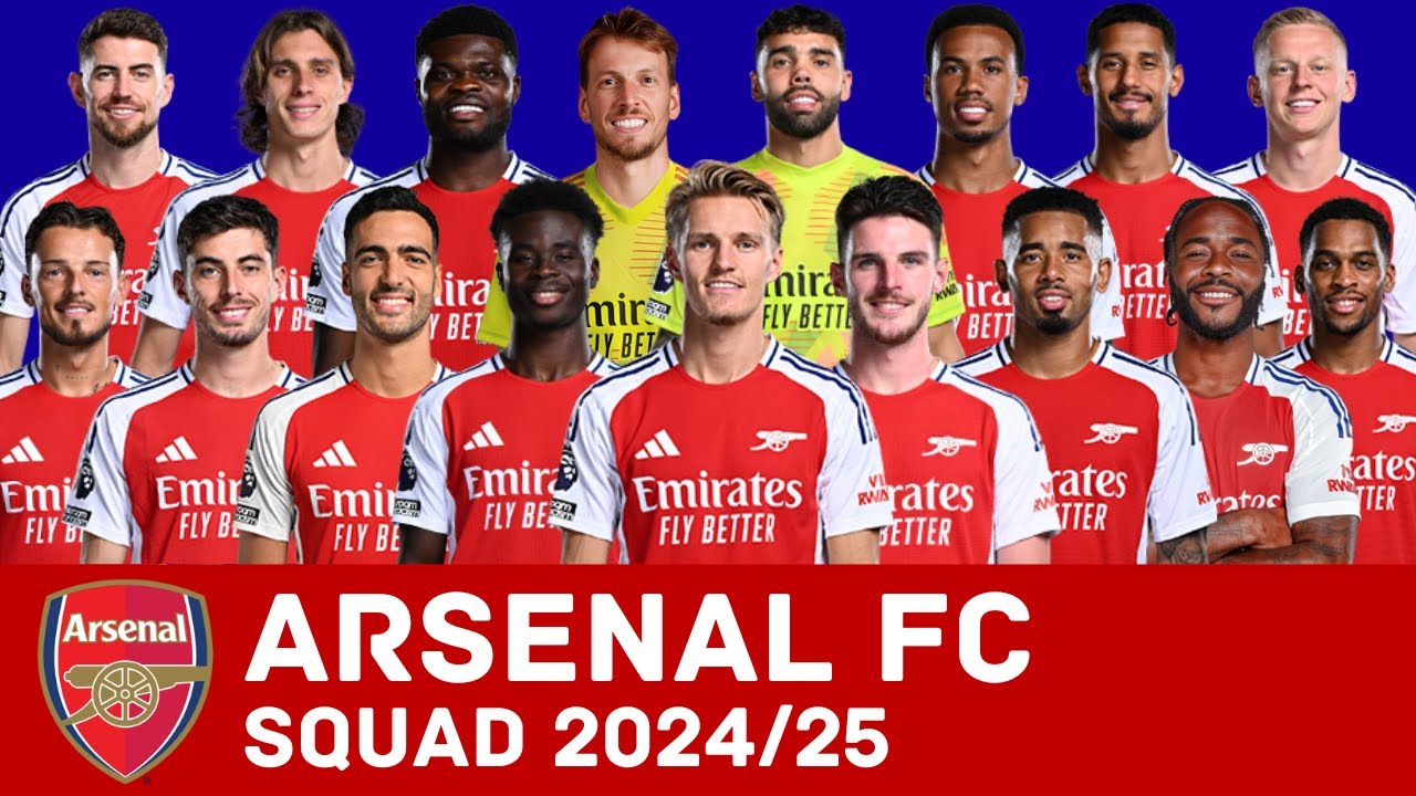 Полный состав ФК «Арсенал» на сезон 2024/25 | Arsenal | FootWorld