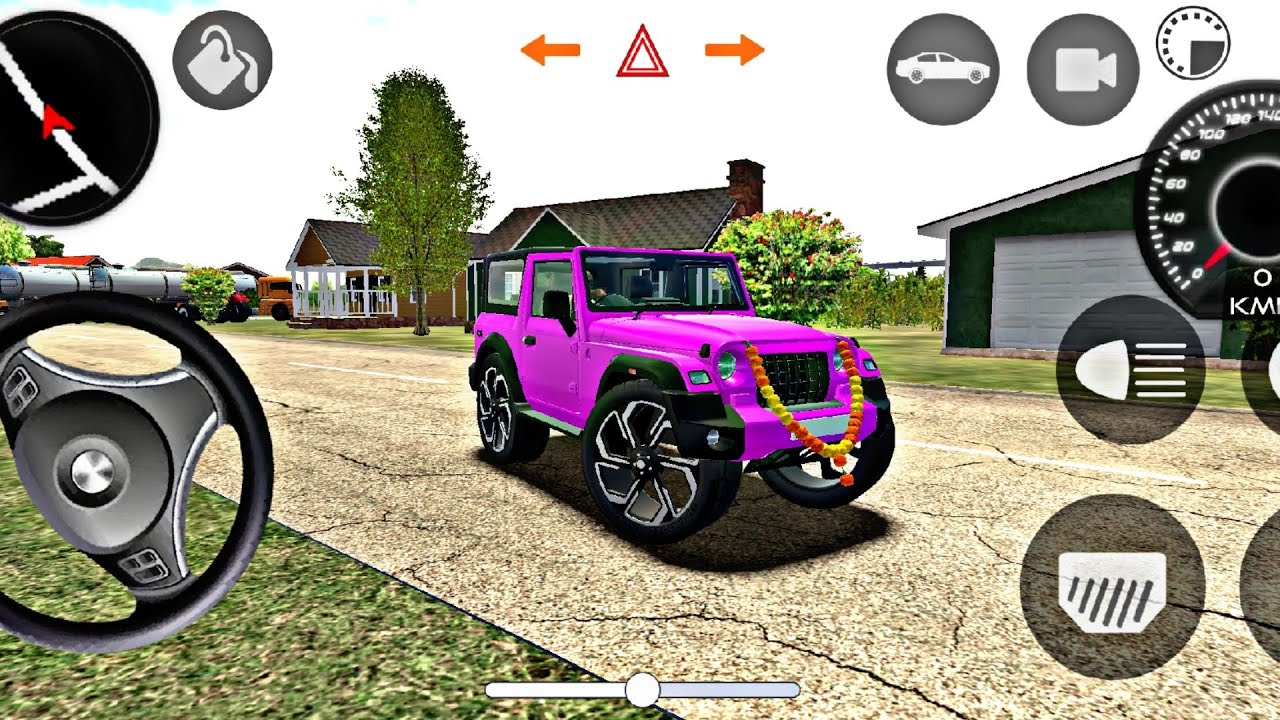 Modify Mahindra Thar Game ( Gadi wala game ) Games :  Game Play Android Gameplay 2026
