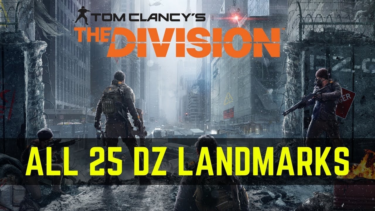 The Division All 25 DZ Landmarks Cleared - The Tourist Commendation Unlocked!