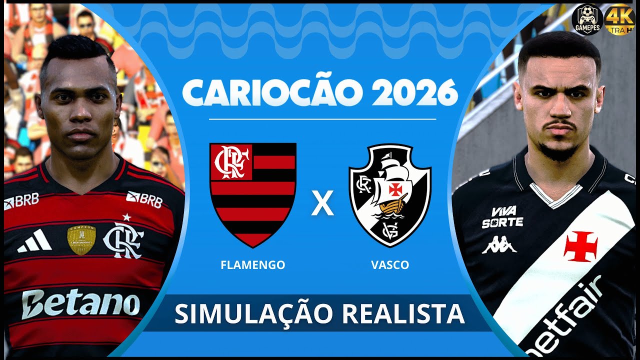 Flamengo x Vasco | FINAL - CARIOCÃO 2026 | PES26 GOGOZPATCH.
