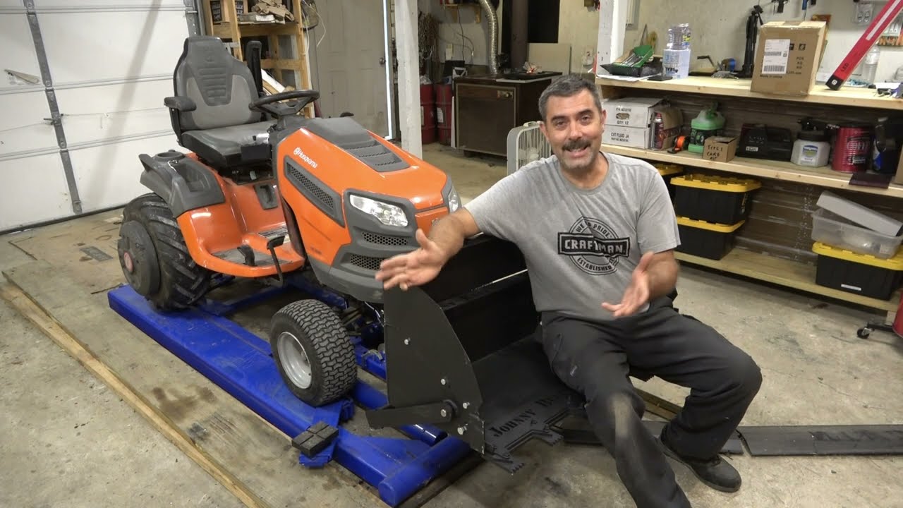 Johnny Bucket Install Part 5: The Toothed Bar Will Get You Digging With Your Riding Mower!