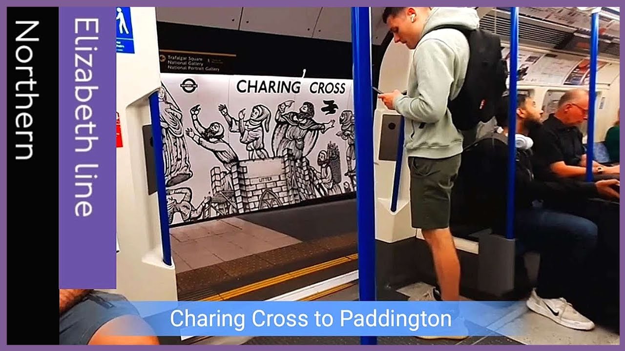 London Underground Journey - Charing Cross to Paddington | Northern & Elizabeth Line