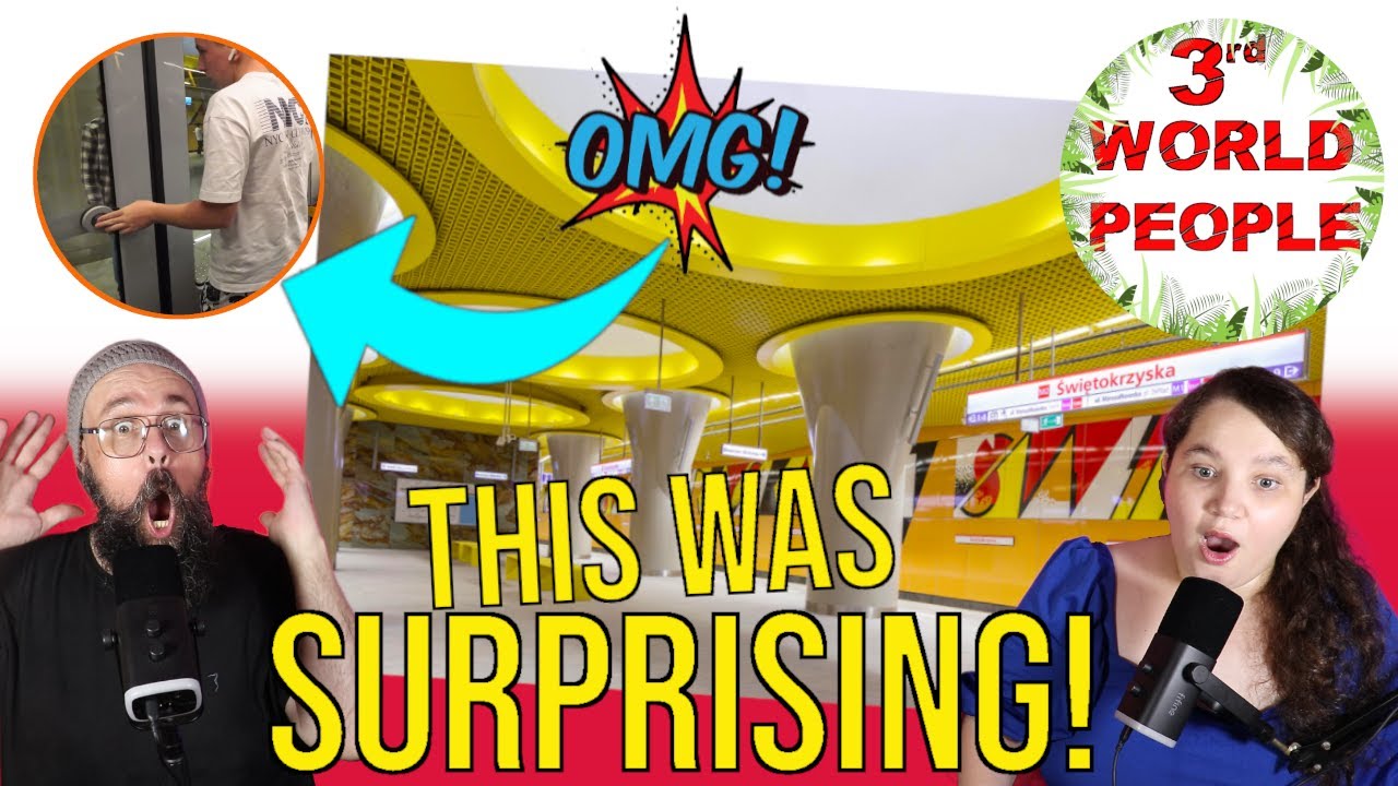 3rd WORLD PEOPLE REACT: TAKING WARSAW METRO FOR THE FIRST TIME I'M IMPRESSED! | POLAND REACTION