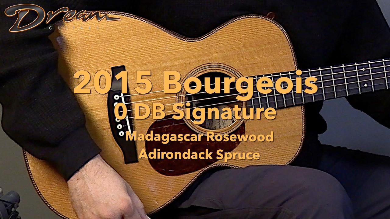 Dream Guitars - 2015 Bourgeois 0 DB Signature, мадагаскарский палисандр и адирондакская ель #guit...