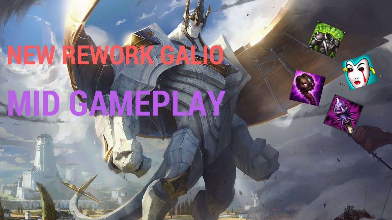 GALIO DAMAGE IS CRAZY?? - GALIO REWORK MID GAMEPLAY | League of Legends