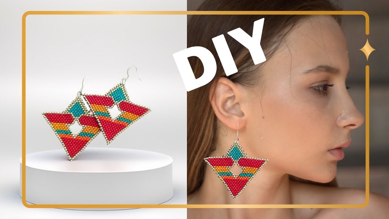 BELLOS ARETES, FACIL DE HACER, #aros #pendientes #earrings #diy