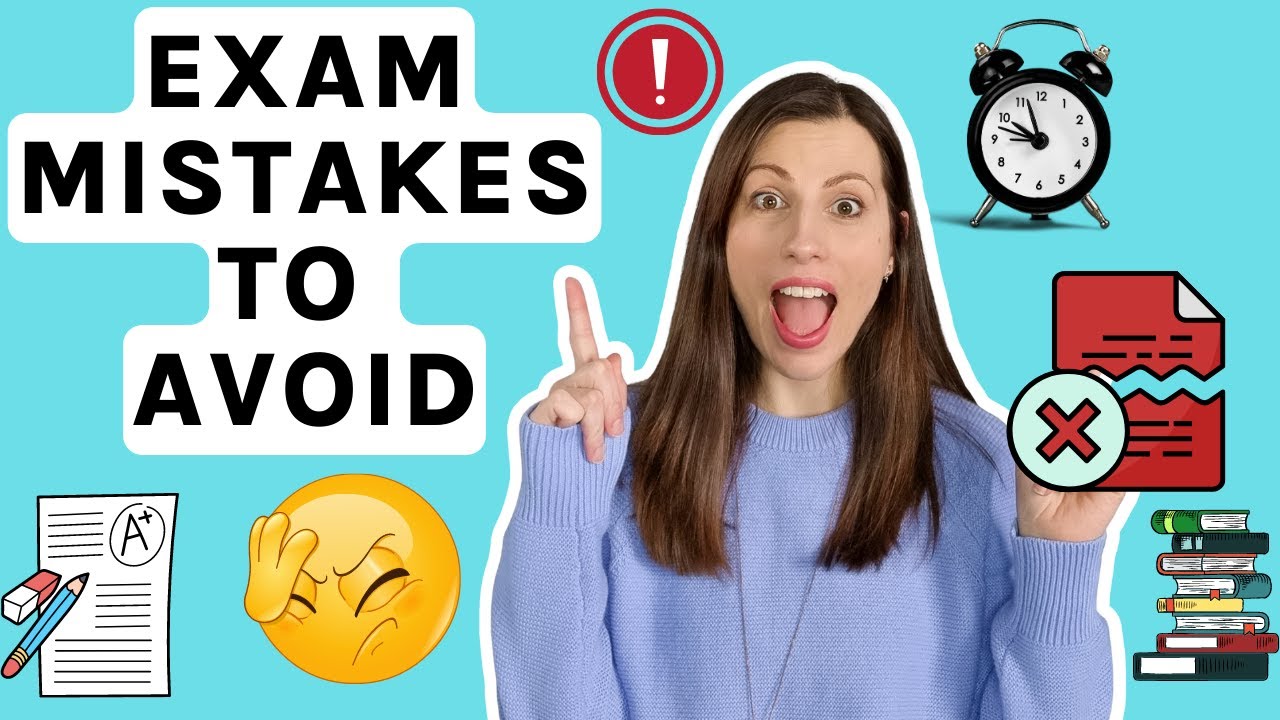 Do not make these mistakes in the exam!!! Mistakes that cost grades