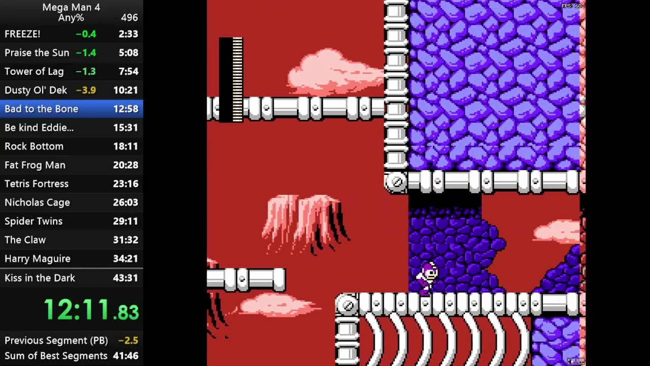 Mega Man 4 Any% speedrun: 42:35