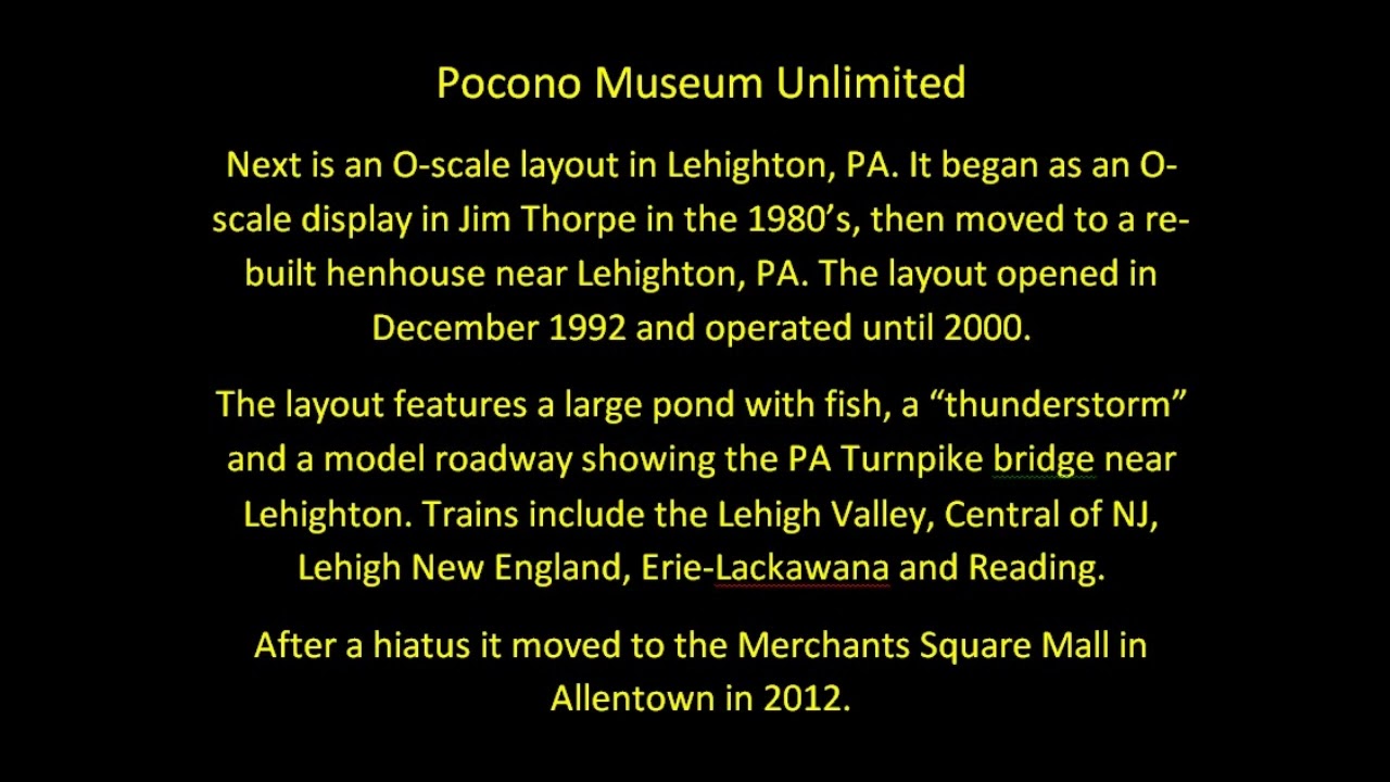 Model Railroad Displays in the 1990's including Roadside America