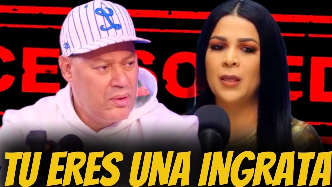 FRANKLIN MIRABAL SE COME CON YUCA A PENNY BAEZ EN PLENA ENTREVISTA