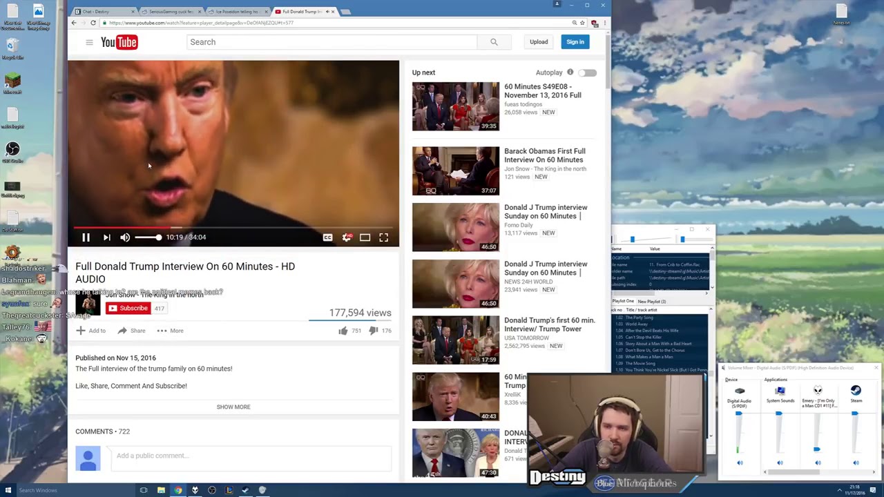 Mister Metokur on Destiny twitch stream debate