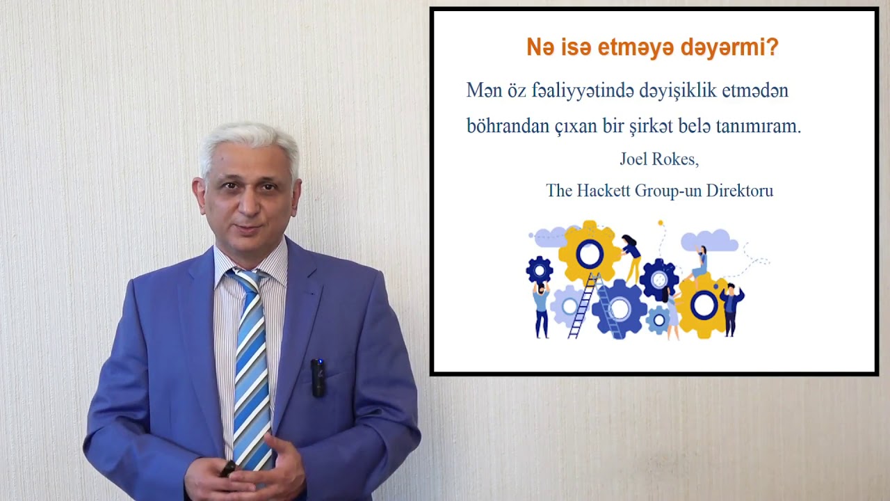 Sahibkarlıq üzrə dərslər. 3-cü dərs. Böhran şəraitində biznes