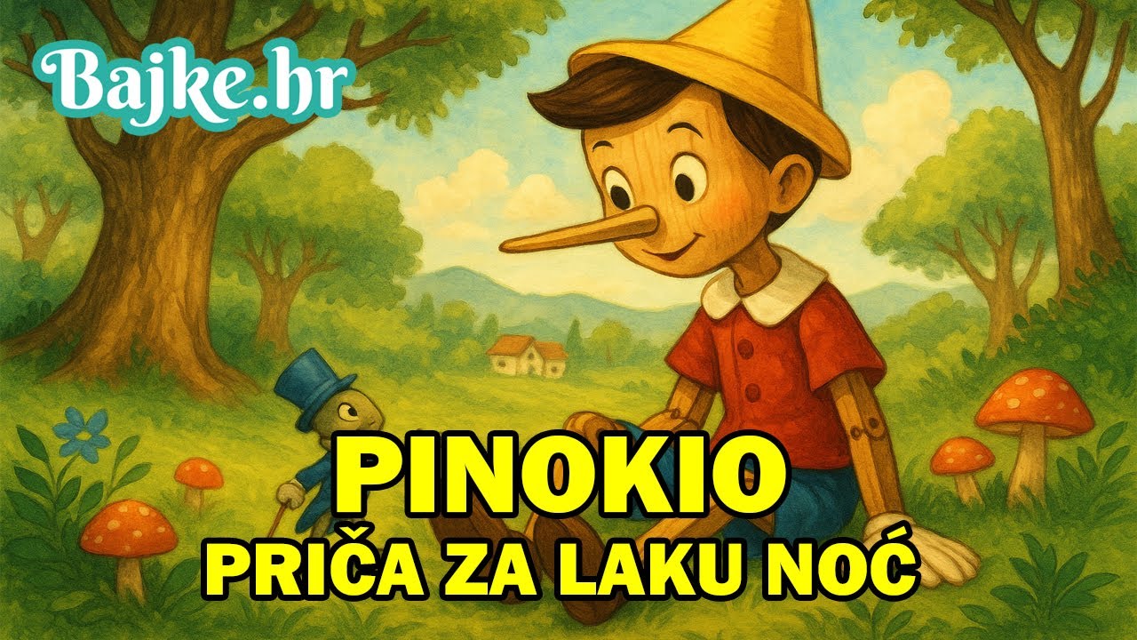 Pinokio, audio priča za laku noć (hrvatski) - Bajke.hr