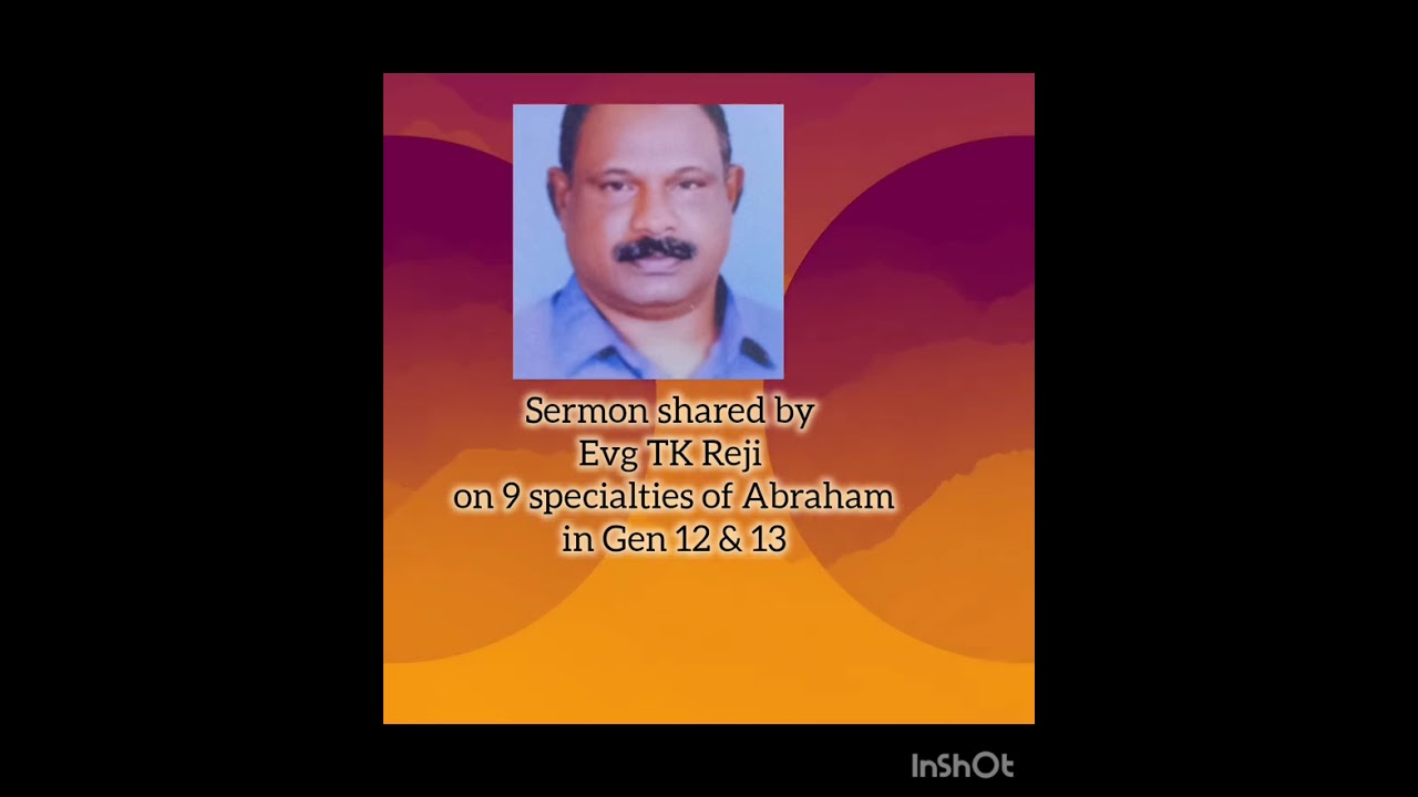 Message shared by Evg TK Reji at Manjadi Brethren Assembly on 22/02/26