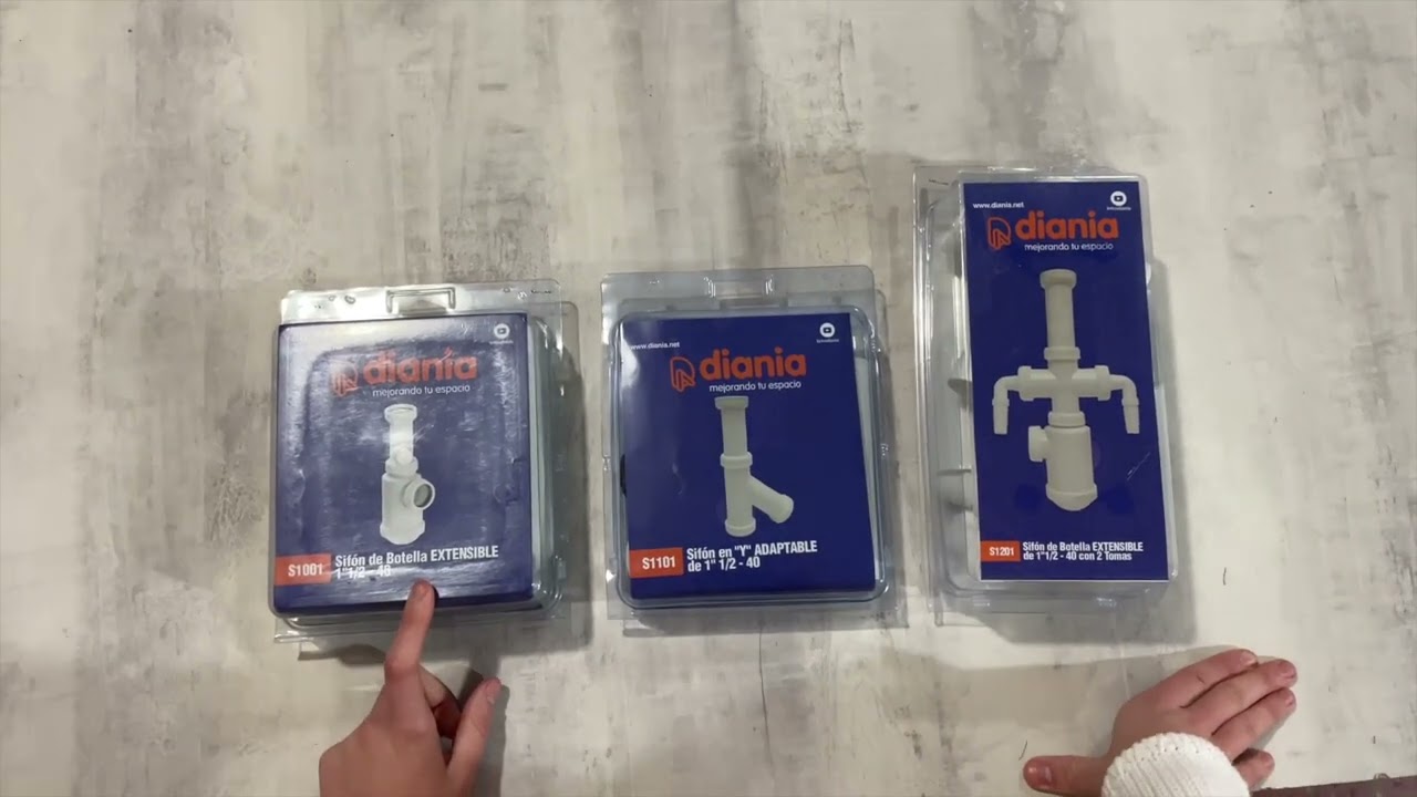 Diania - Colecci&oacute;n de sifones m&aacute;s comunes para el hogar