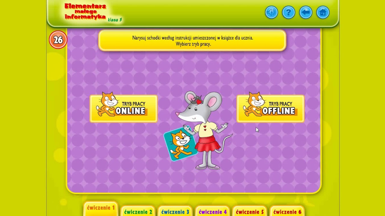 Klasa 3 - Scratch - stawiamy pierwsze kroki w języku programowania