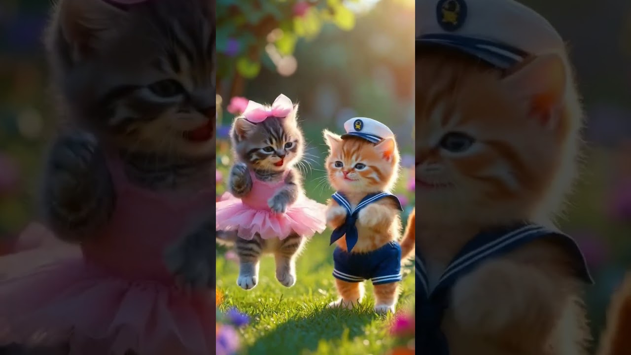 🥰These Kittens Stole the Dance Floor 🕺🐱#catdance#dancingcat#kittensofinstagram#cutecats#funnycats