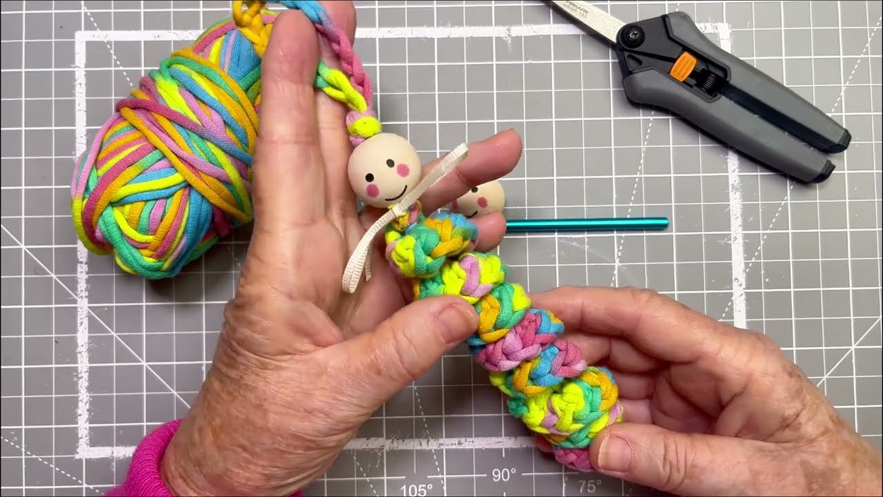 Crochet a Cute Worry Worm: Perfect for Beginners!