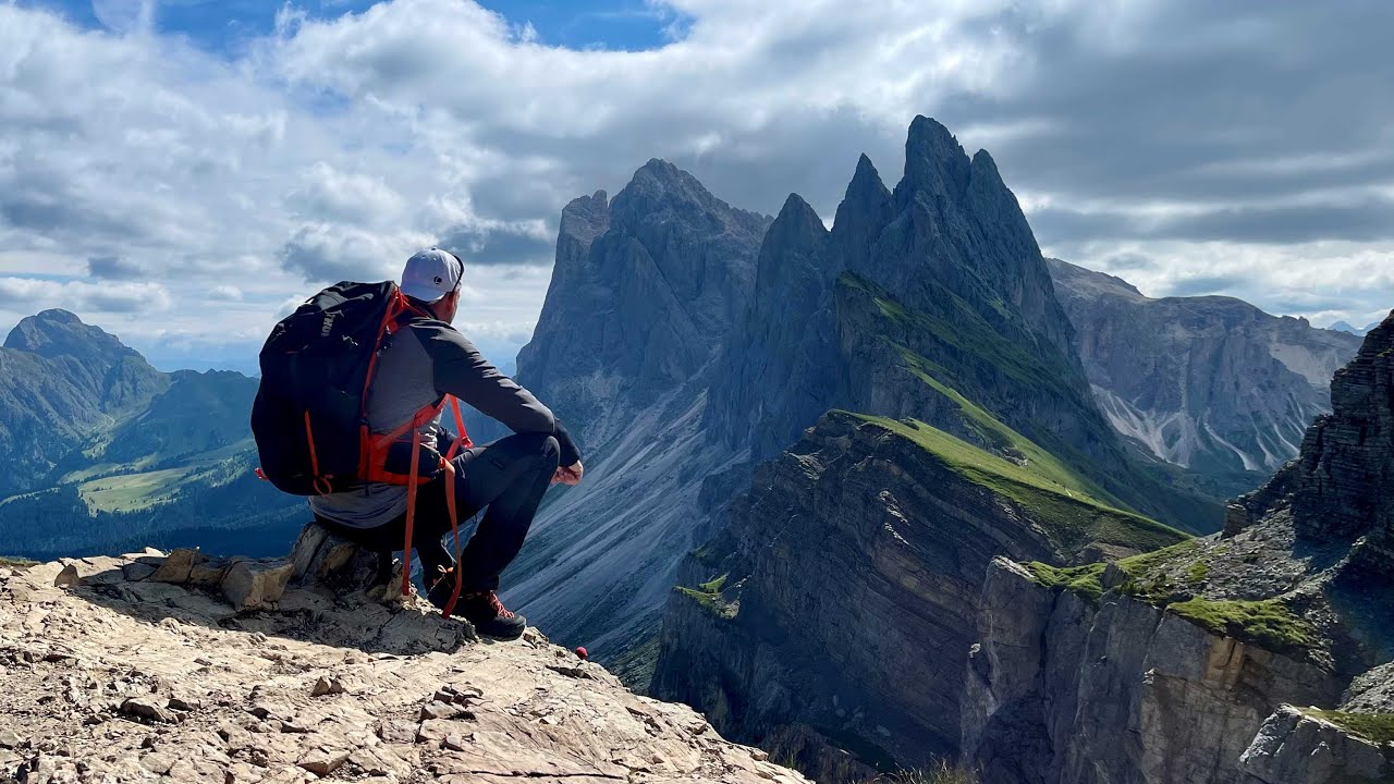 Hike in the Dolomites: Ivano diBona via ferrata, Secada, Cinque Torri, Vièl dal Pan, Lago di Fedaia