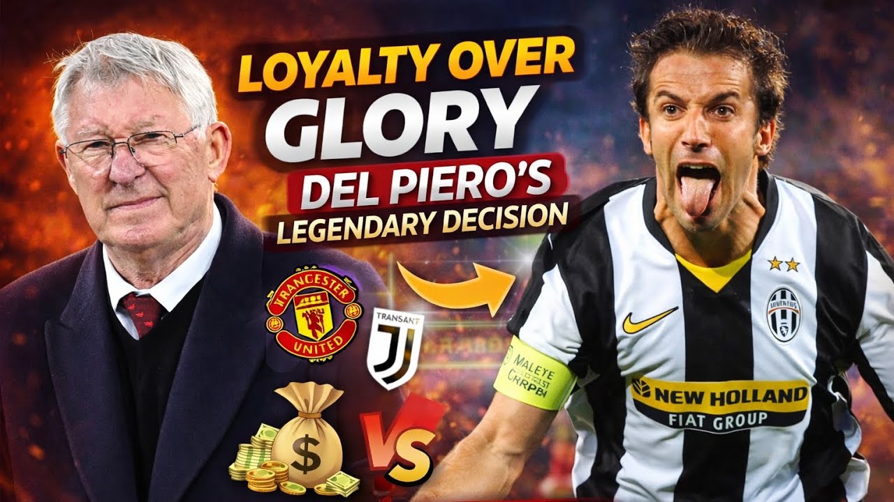 “Loyalty Over Glory: Del Piero’s Legendary Decision” #football #manchesterunited #juventus 