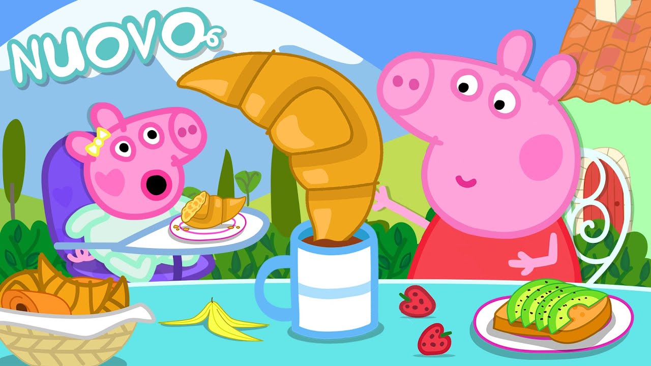 Le Cronache di Peppa Pig ☕️ Il cornetto gigante  🥐 Nuovo Episodio di Peppa Pig