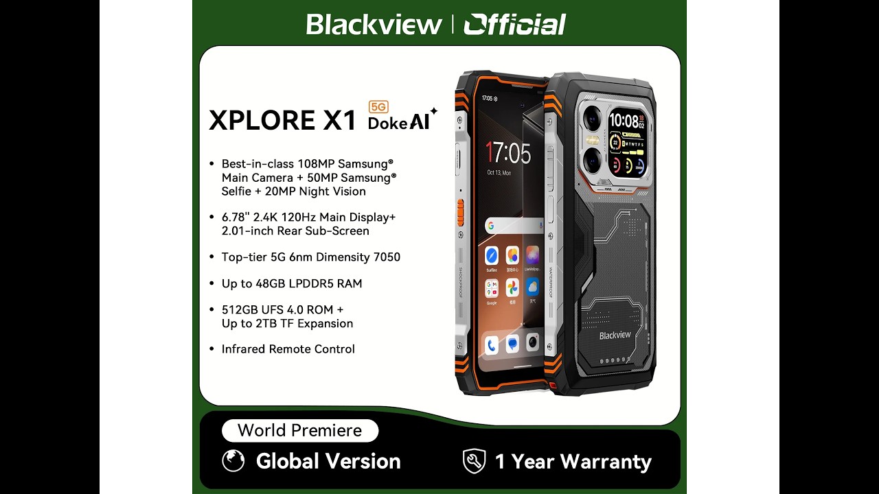 Обзор Blackview XPLORE X1：красота в броне и с ночной камерой. Мне он понравился!