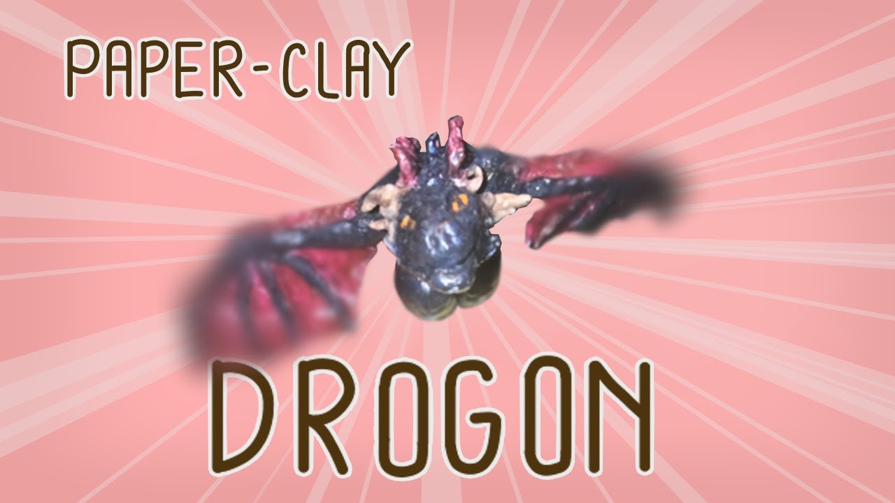 Sculpting DROGON! Game of Thrones/House of the Dragon - Paper Clay