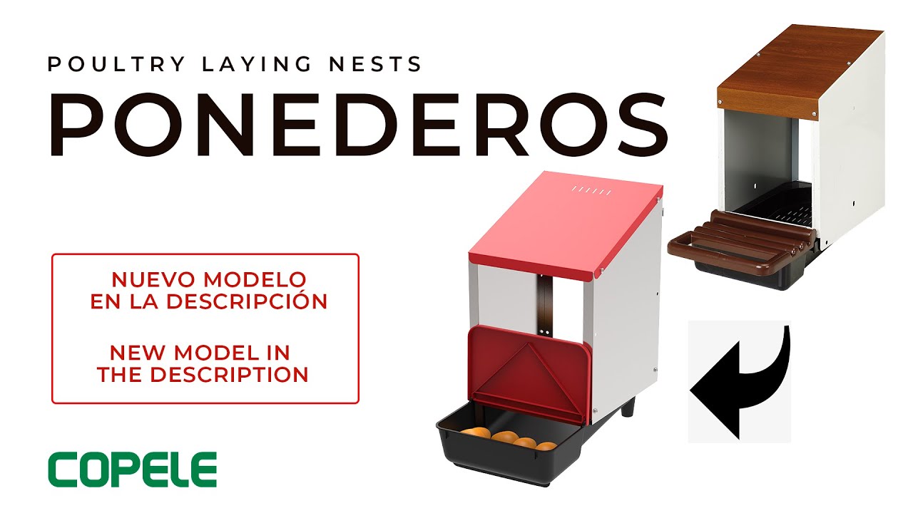 -NUEVO MODELO EN DESCRIPCIÓN- Ponederos para Gallinas | COPELE