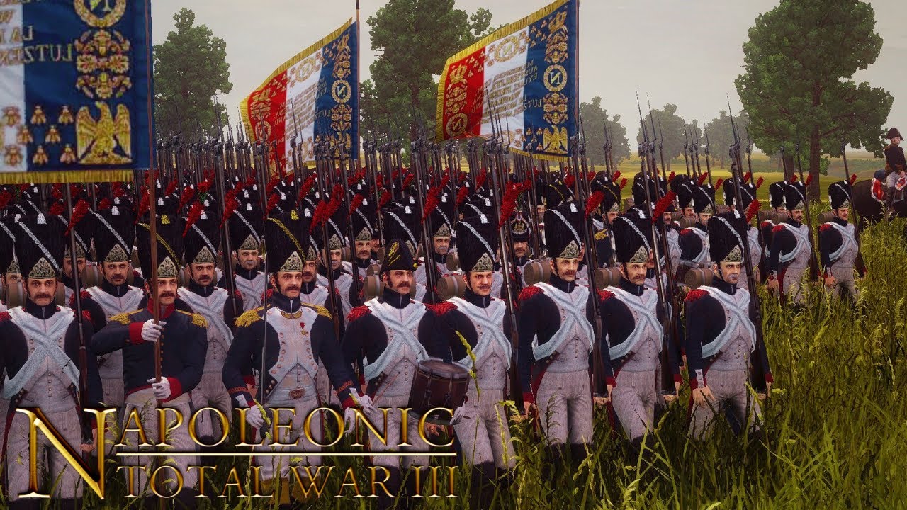 THE GUARD ADVANCE ON ASPERN ESSLING! - NTW 3 Napoleon Total War Multiplayer Battle