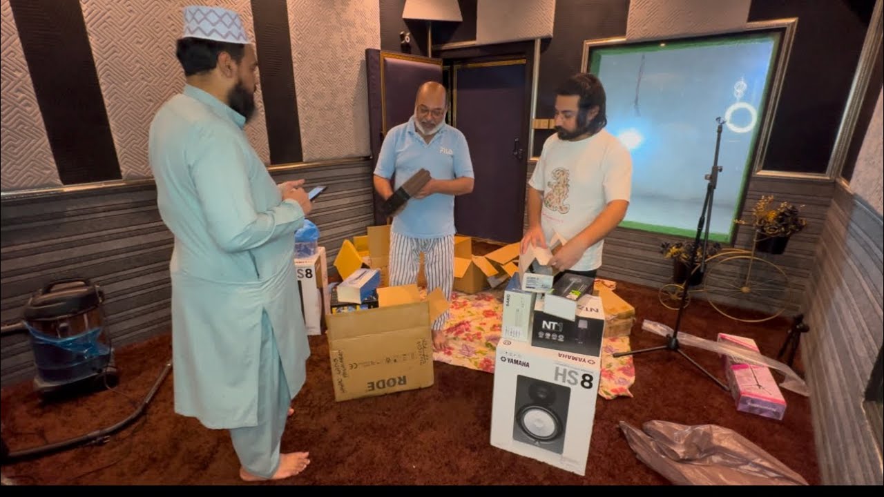 Studio ka Saman Aa Gya❤️🙏🏻Alhamdulillah