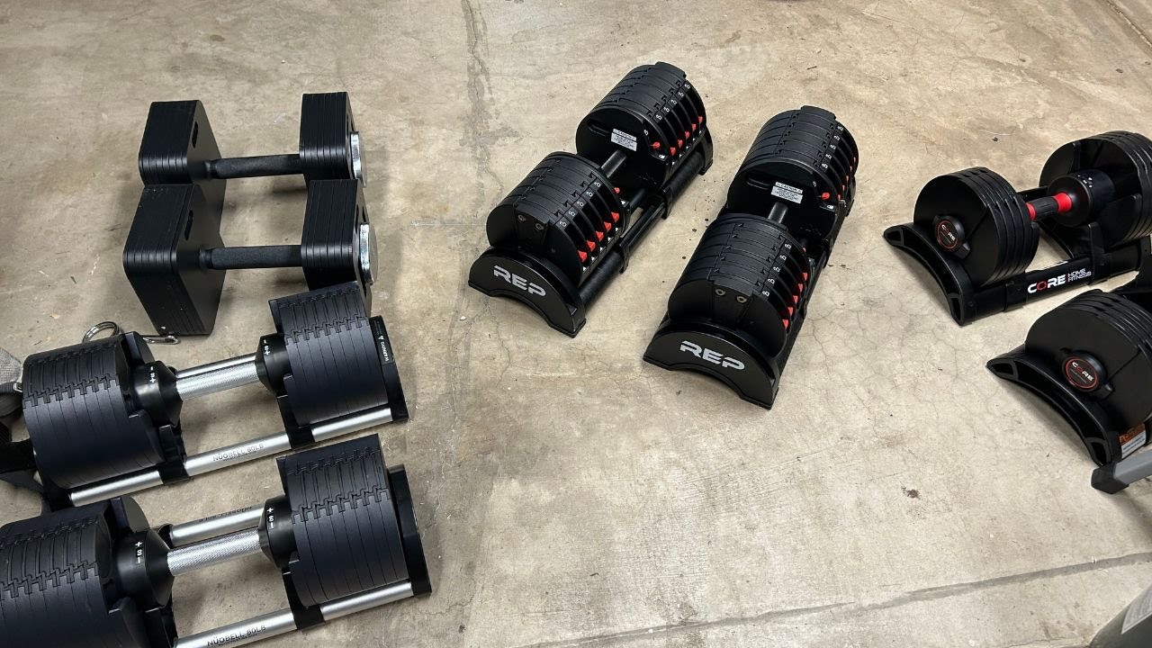 Comparing 4 Adjustable Dumbbells on Amazon to Find the Best