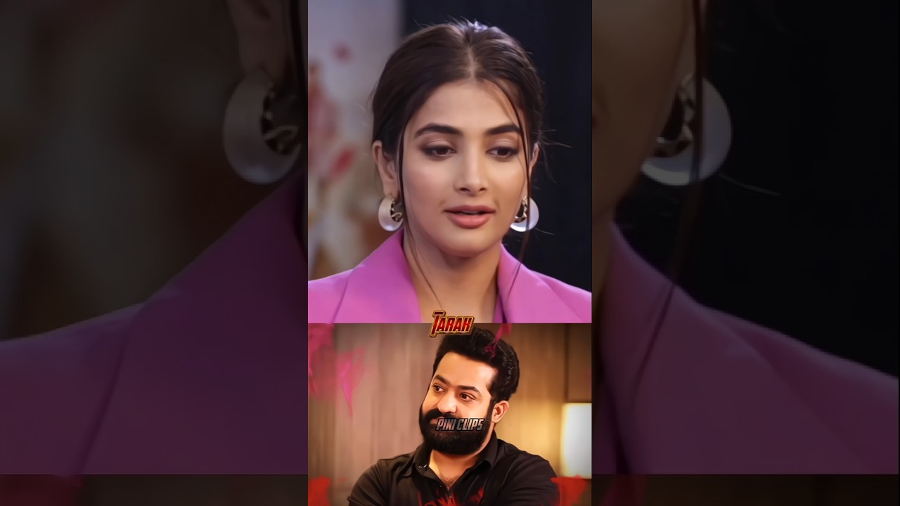 Pooja hegde said about jr ntr 🤩😍 || 