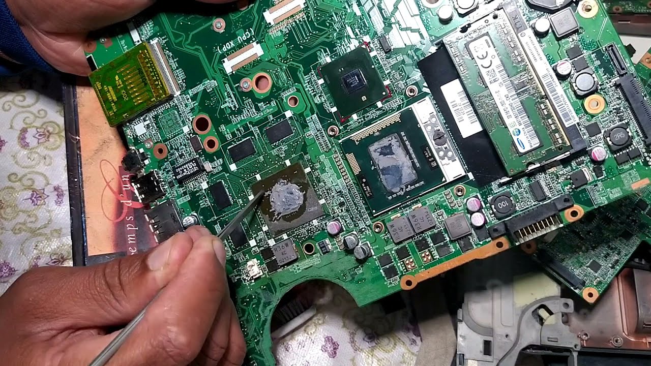 COMMENT REPARE GRAPHIQUE DE PC PORTABLE