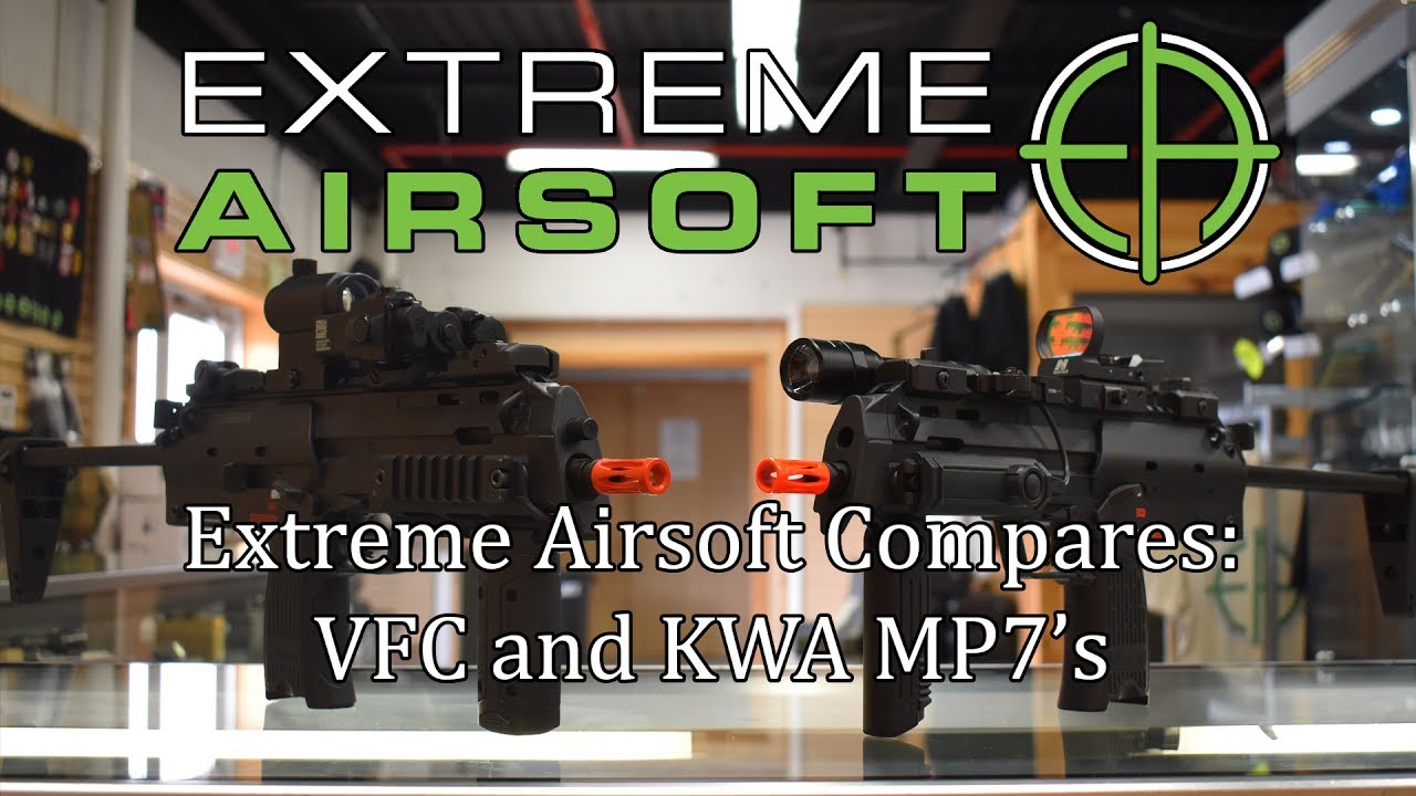 EXTREME AIRSOFT COMPARES - VFC MP7 Navy VS. KWA MP7