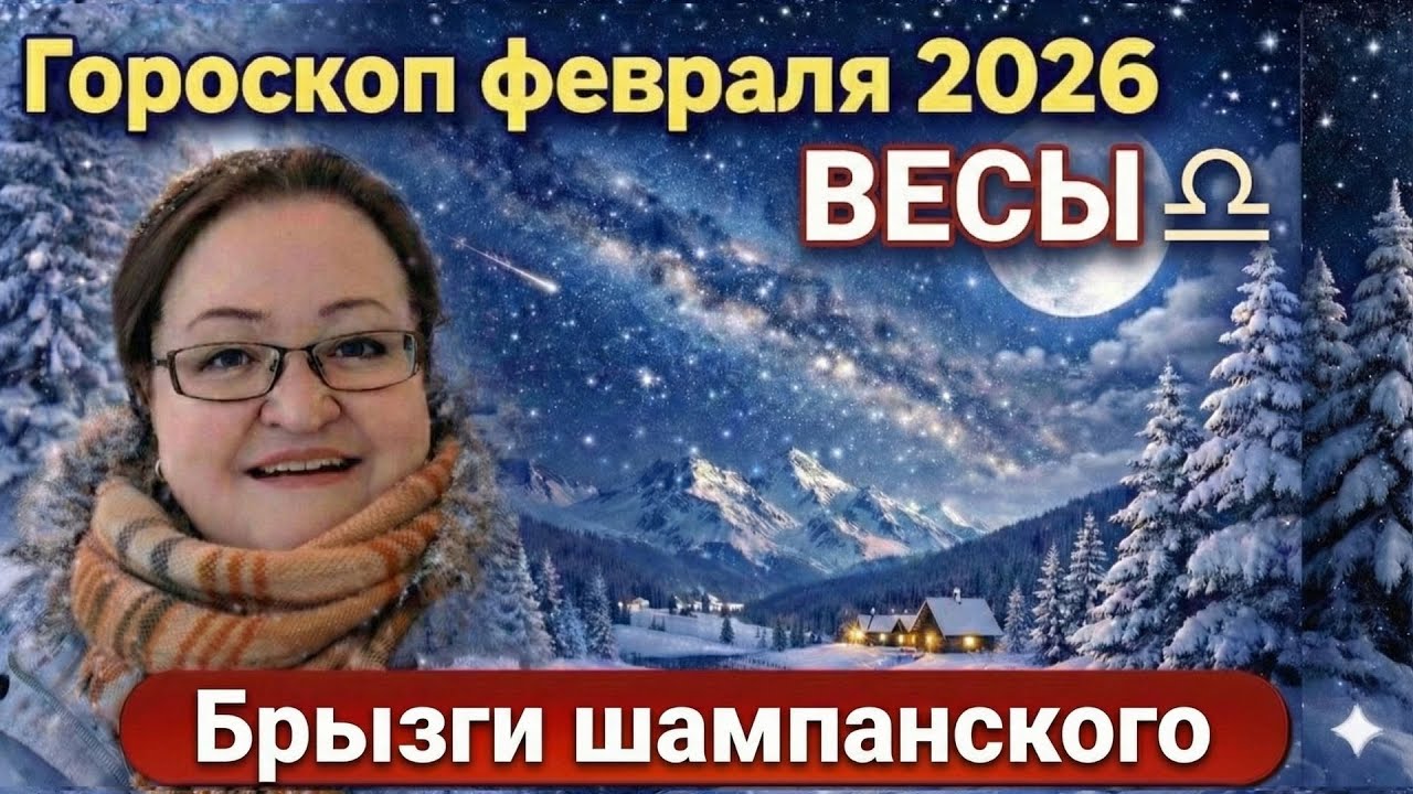 ВЕСЫ  Гороскоп февраля 2026. От карнавала к алтарю: Как успеть влюбиться, рискнуть и повзрослеть