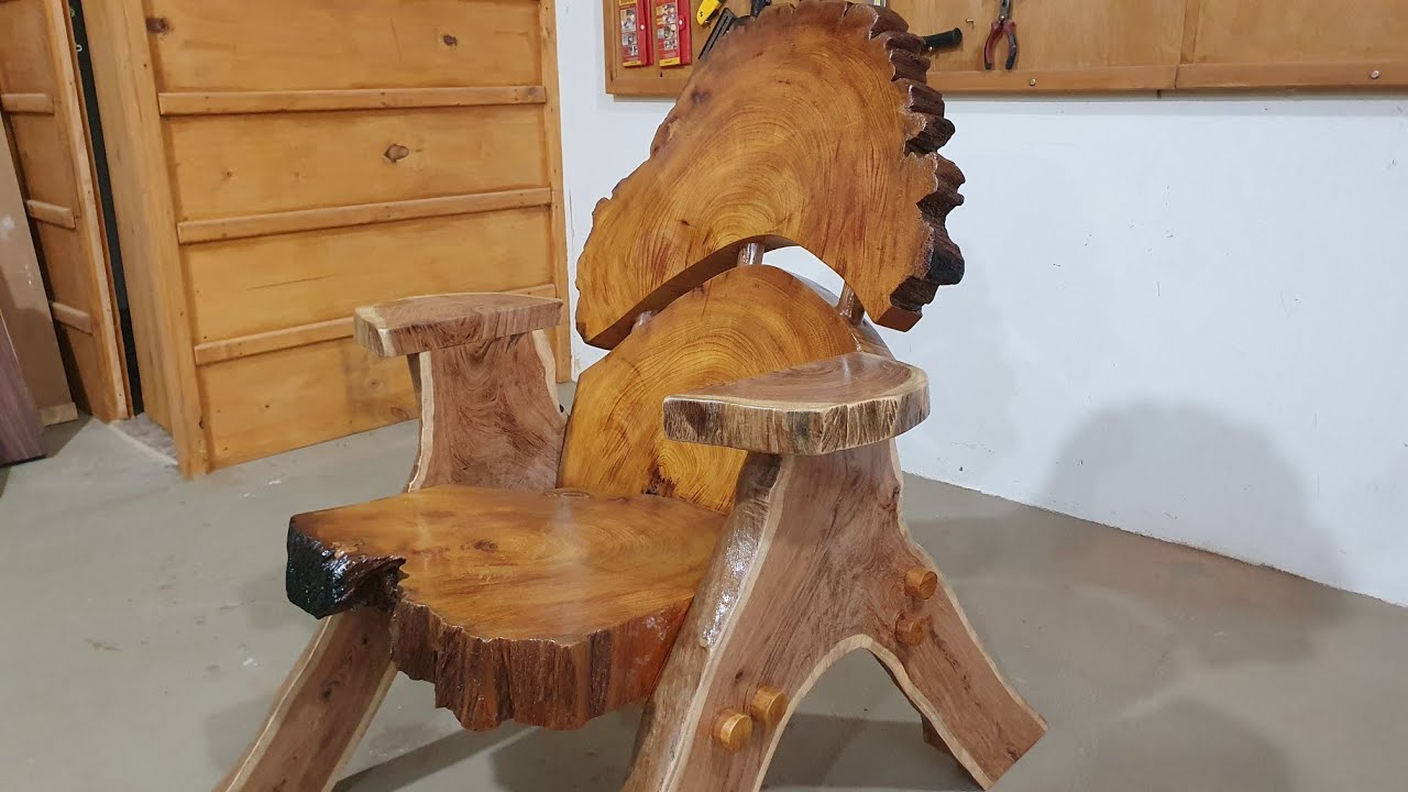 A Incrível Poltrona Feita Com Madeira Velha/The Exclusive Woodworking Idea