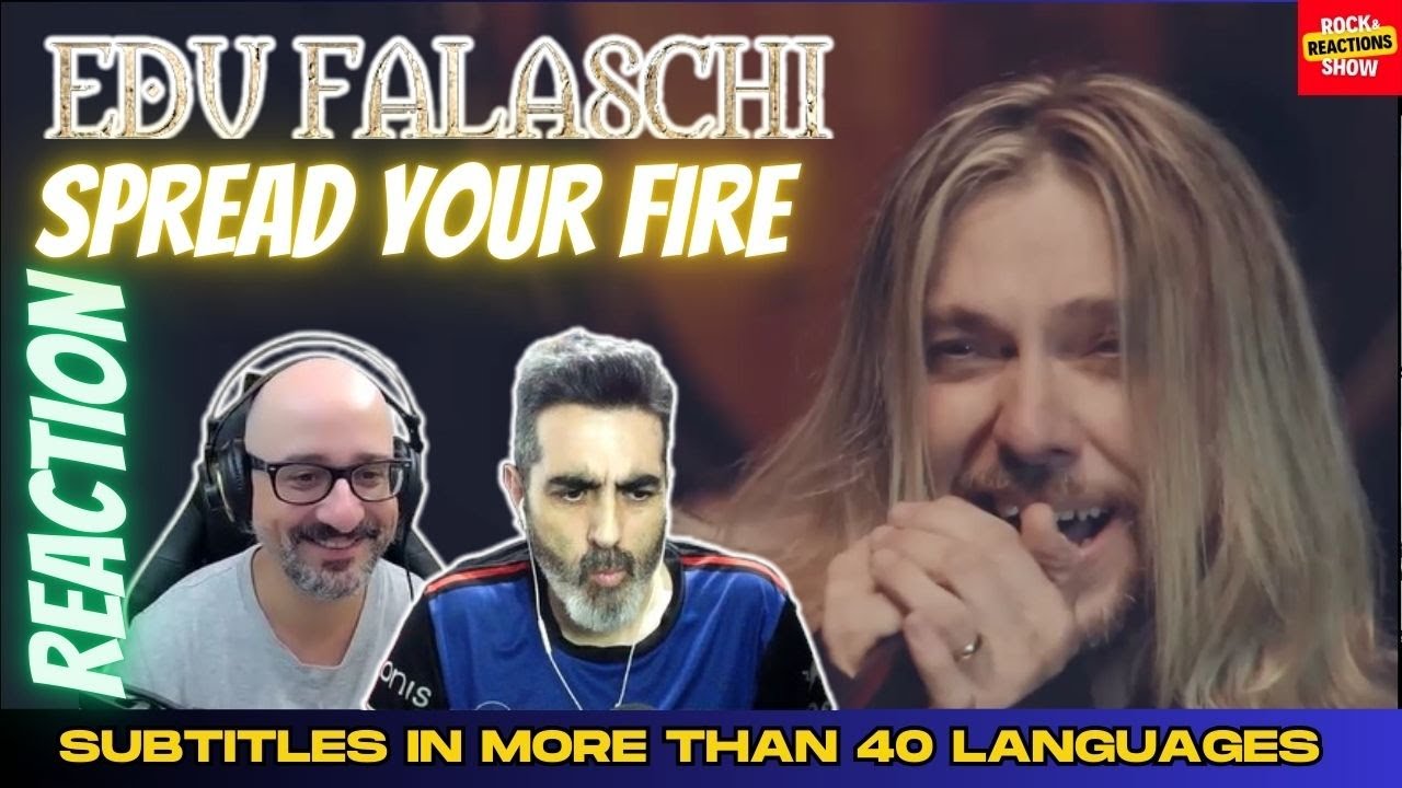 EDU FALASCHI Reaction - Spread Your Fire | React | Reacción |  反応 | Rock and Reactions