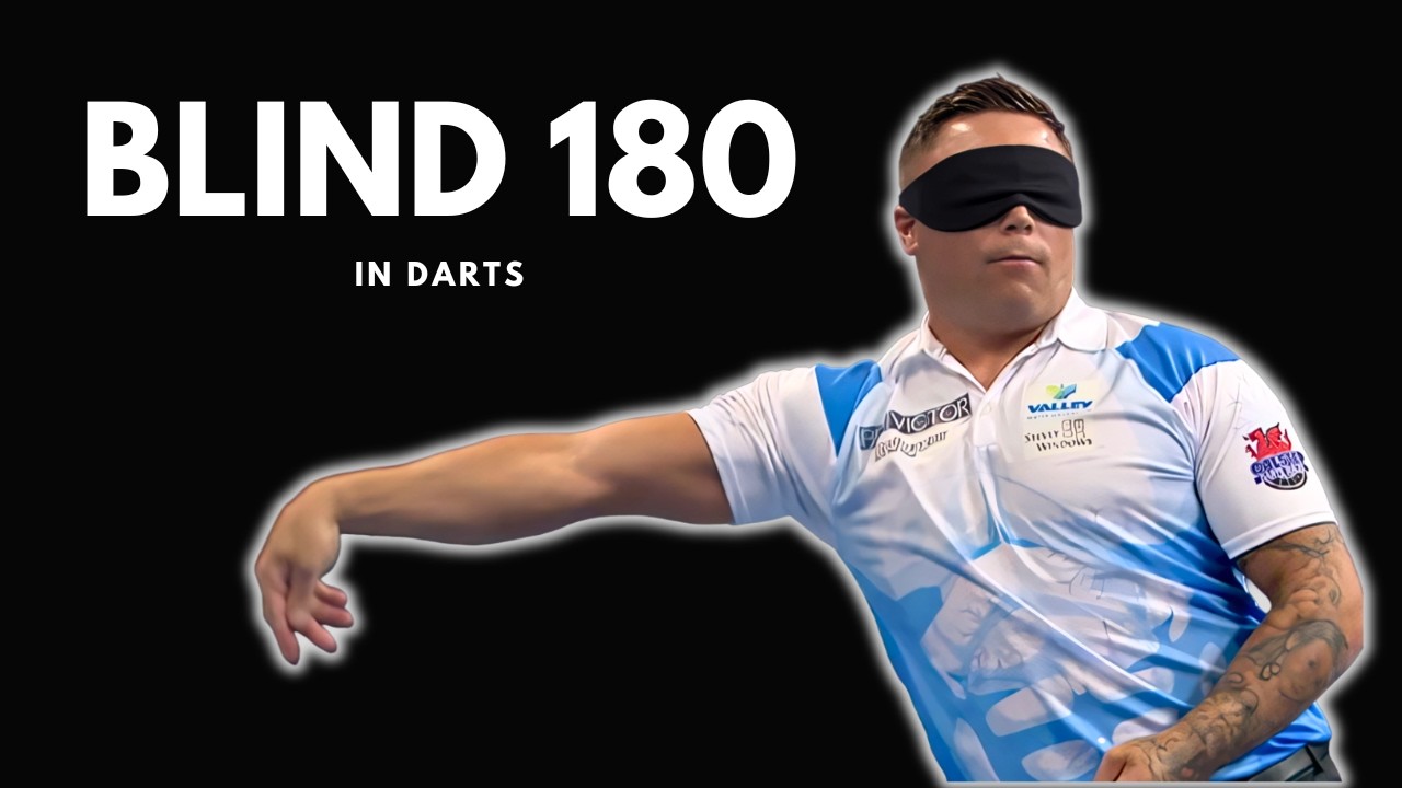 Hitting a BLIND 180 in Darts