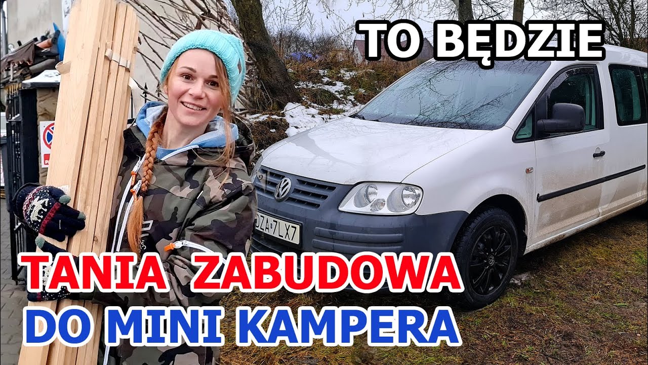 Mini KAMPER z Caddy  - nasz pomysł na tanią zabudowę do mini kampera