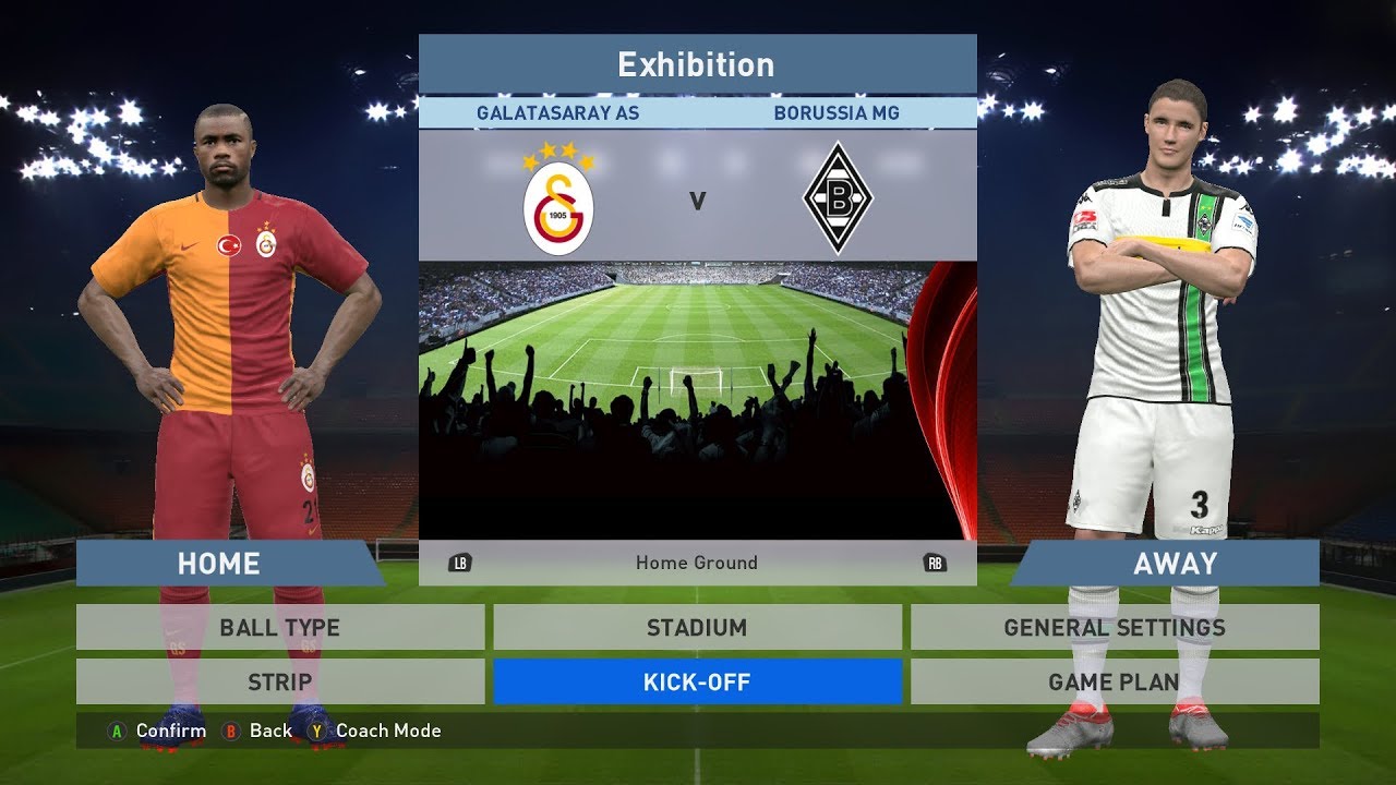 Galatasaray AS vs Borussia MG, T&uuml;rk Telekom Arena, PES 2016, PRO EVOLUTION SOCCER 2016, Konami, PC