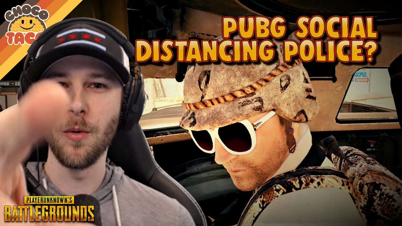 chocoTaco and HollywoodBobLIVE are the PUBG Social Distancing Police - PUBG Duos Gameplay