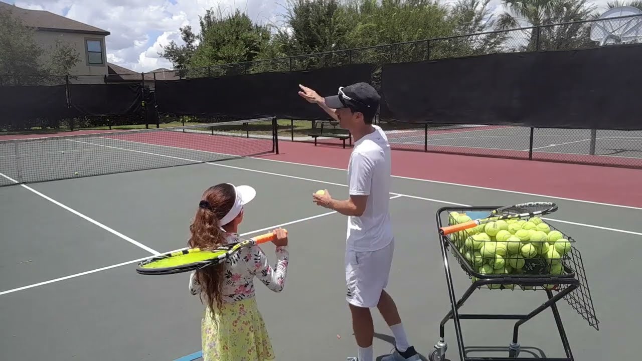 El servicio en el tenis: Como ensenar a servir a los ninos en el tenis con pasos progresivos