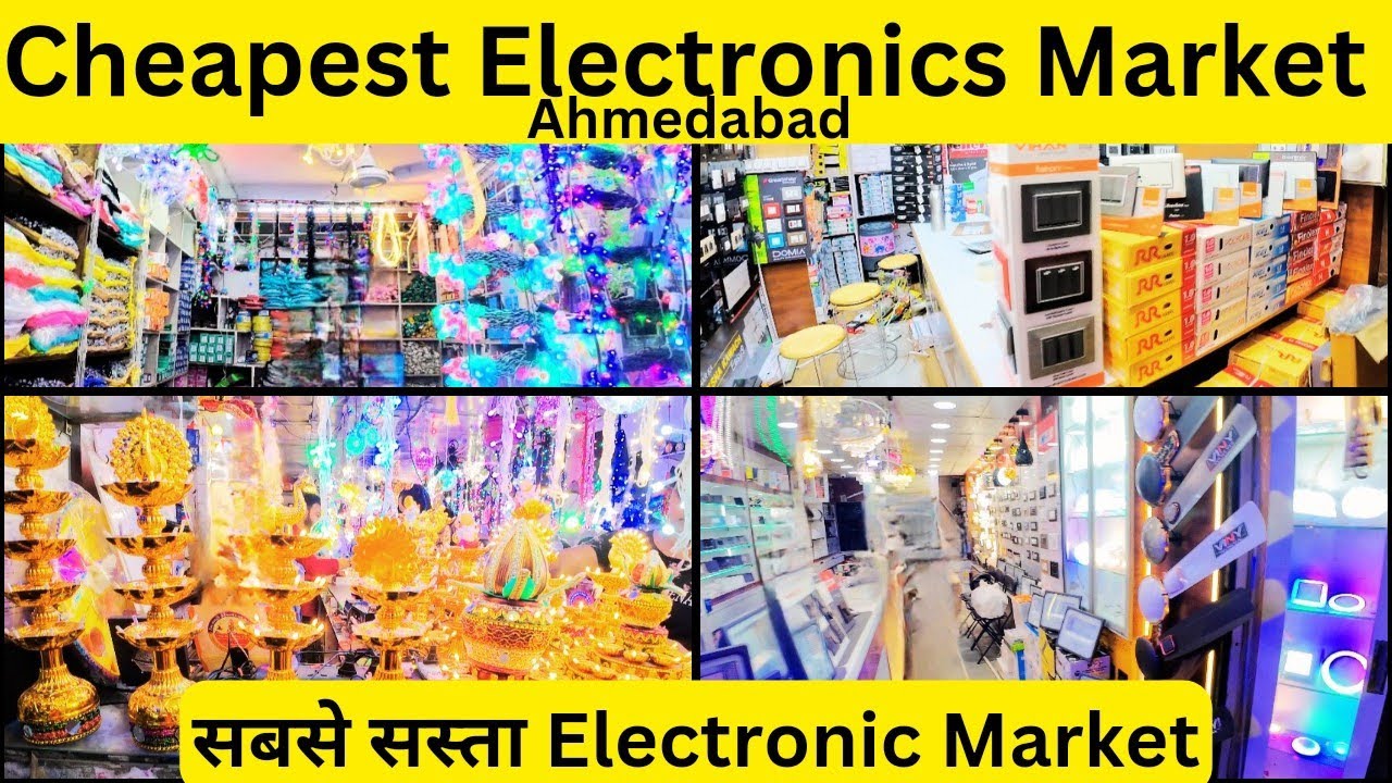 Cheapest Electronics Market Ahmedabad | सबसे सस्ता electeonics market | Cheapest Light Market