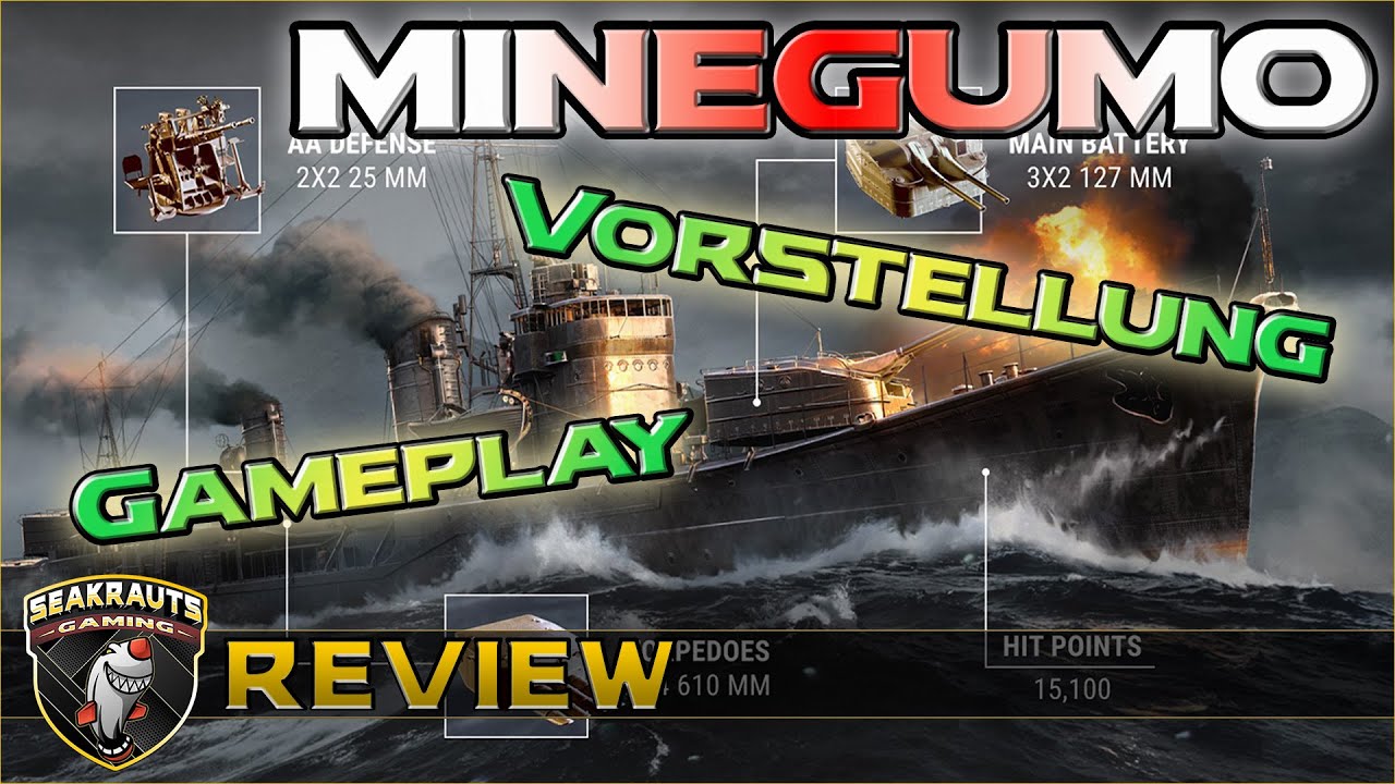 ⛵ MINEGUMO Final! Der Monster 👹 Torpedozerstörer? #worldofwarships  #wows  #warships
