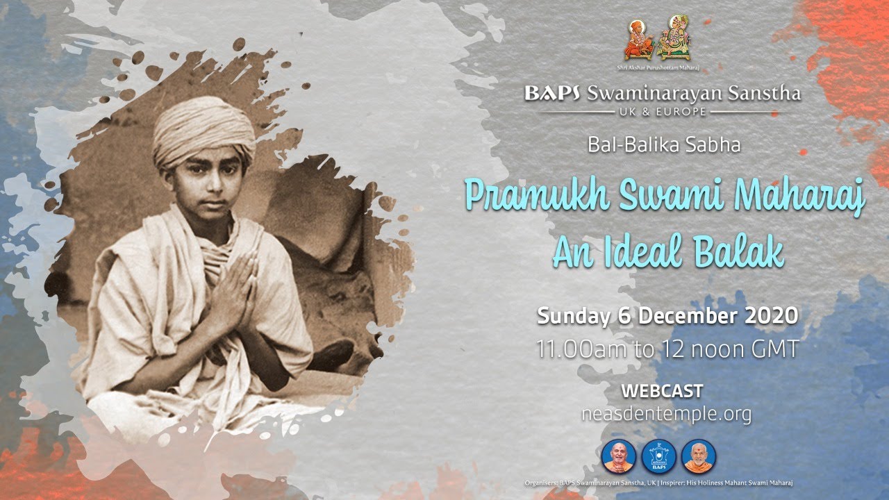 Bal-Balika Sabha: UK & Europe &ndash; Sunday 6 December 2020