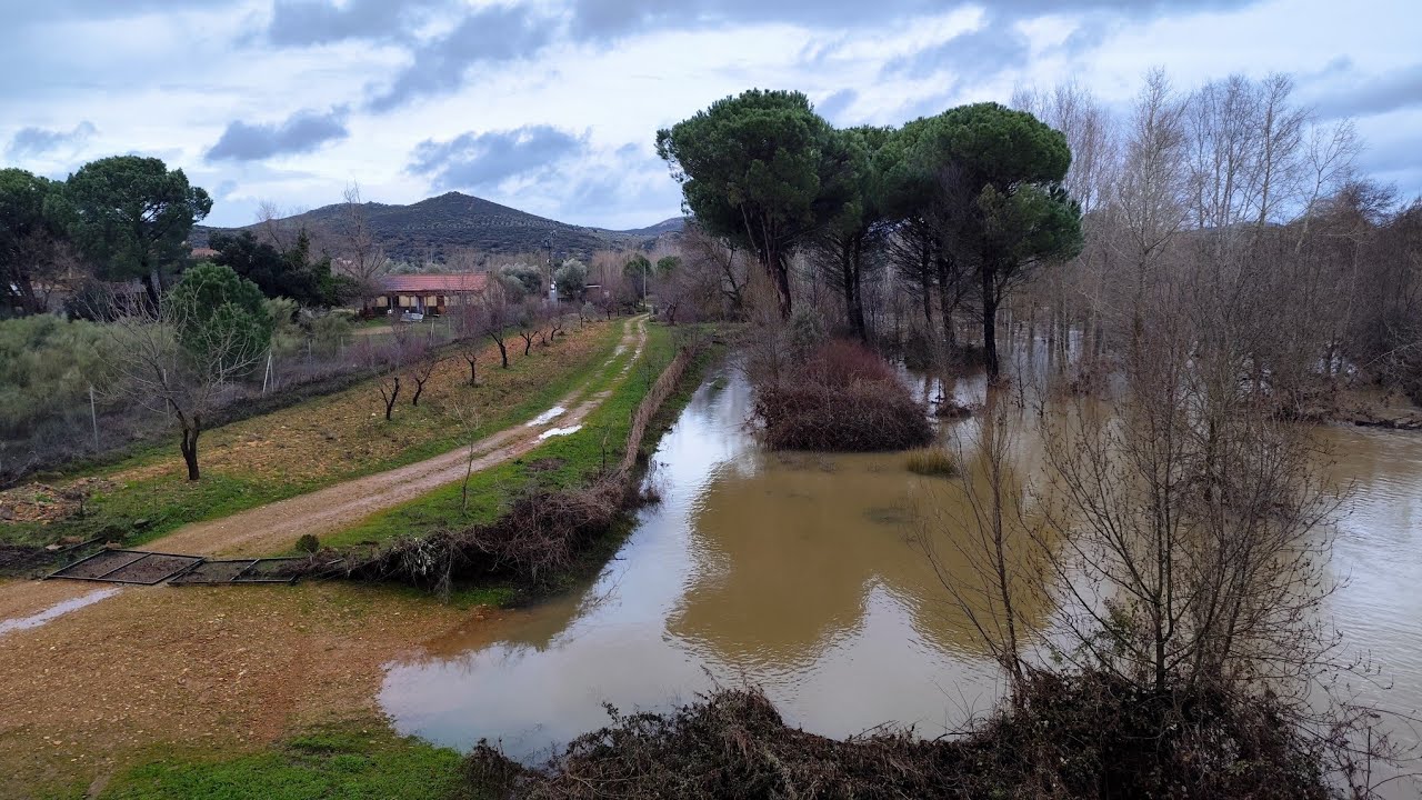 🚨DESBORDAMIENTO DEL R&Iacute;O BULLAQUE, por La Tabla de la Yedra.