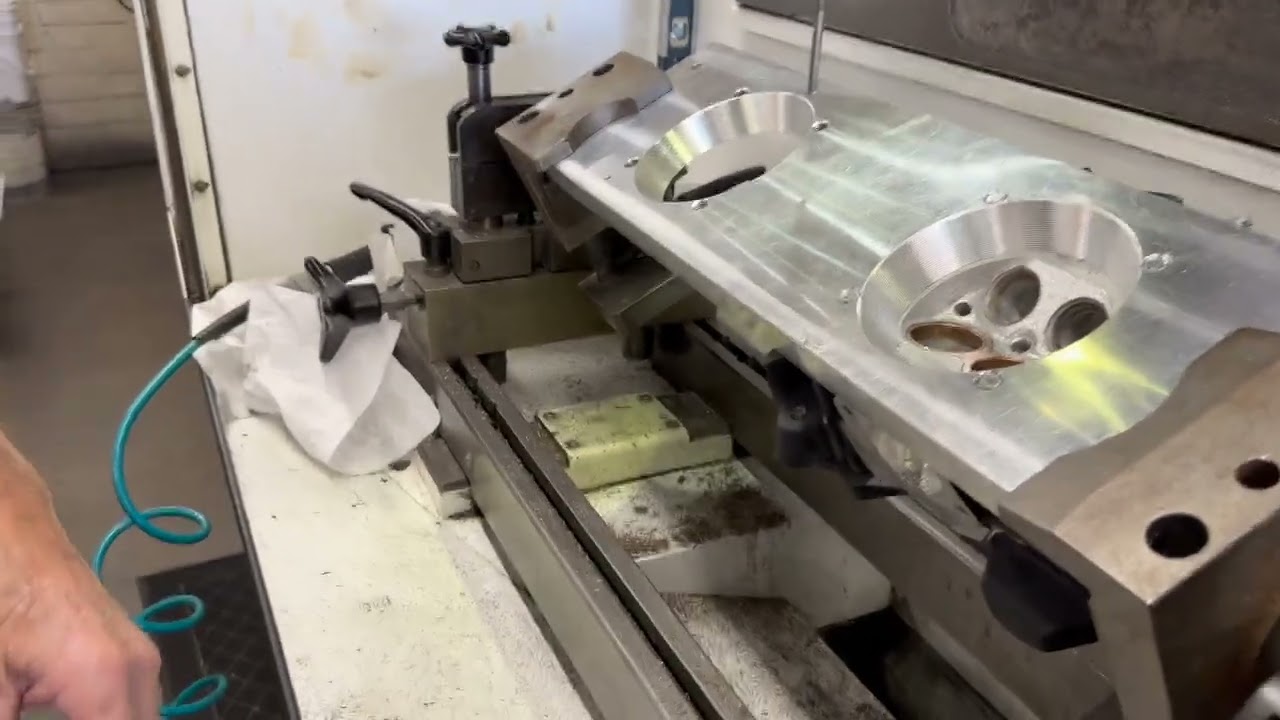 Building the Harley Davidson M-8 Figure 8 Cylinder Head