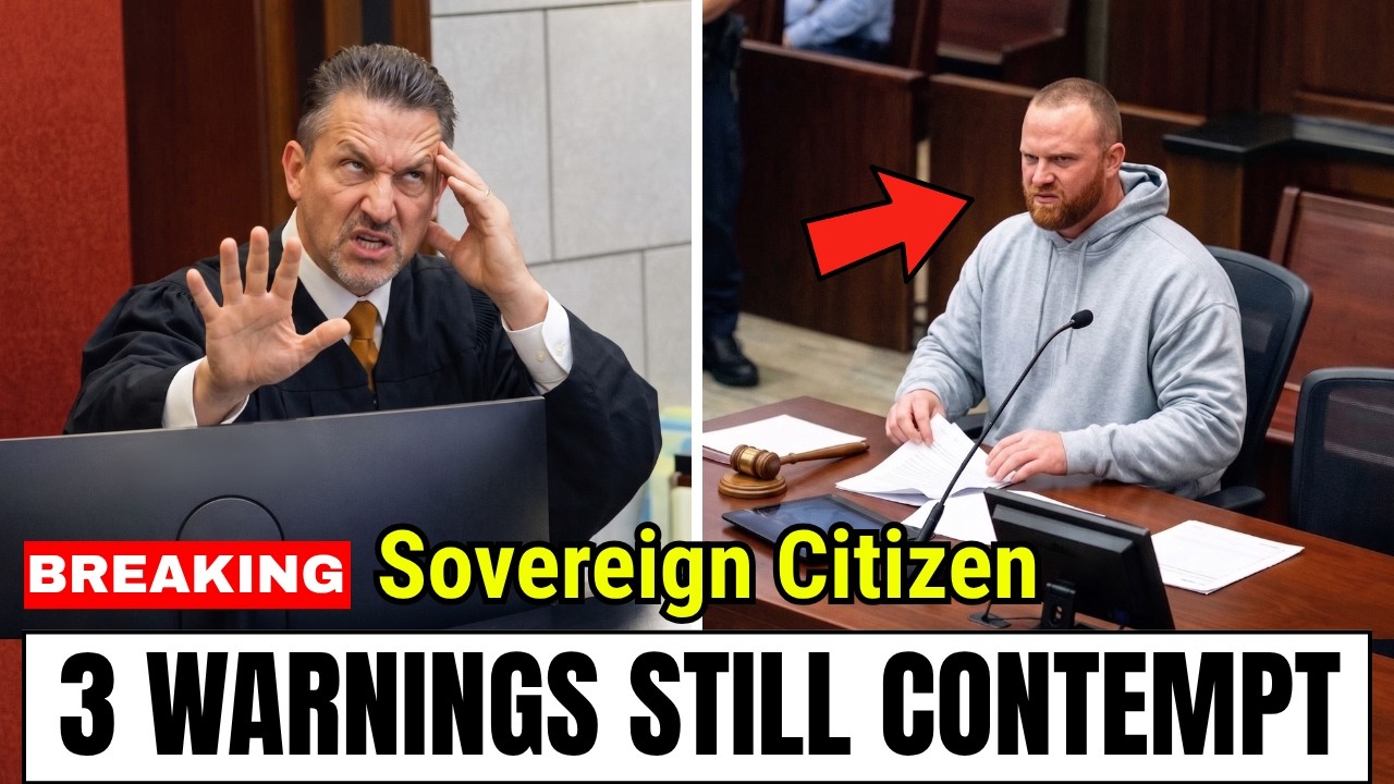 Судья Окли разгромил Sovereign Citizen после трех предупреждений о неуважении к суду &mdash; разгневанн...