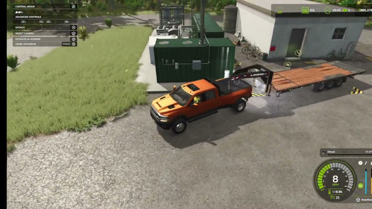 Farming Simulator 25 PC Dark Forest With the Cap We struck Oil