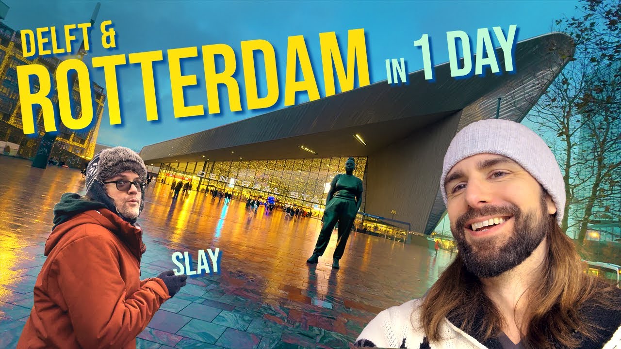 1 Day in Rotterdam [Gay guys visit AMAZING NETHERLANDS CITIES!] Man catches fire making a cross 😱✟
